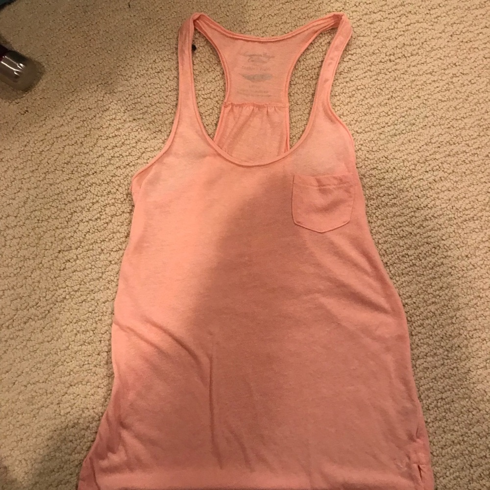 S Orange American Eagle Racer Back tank